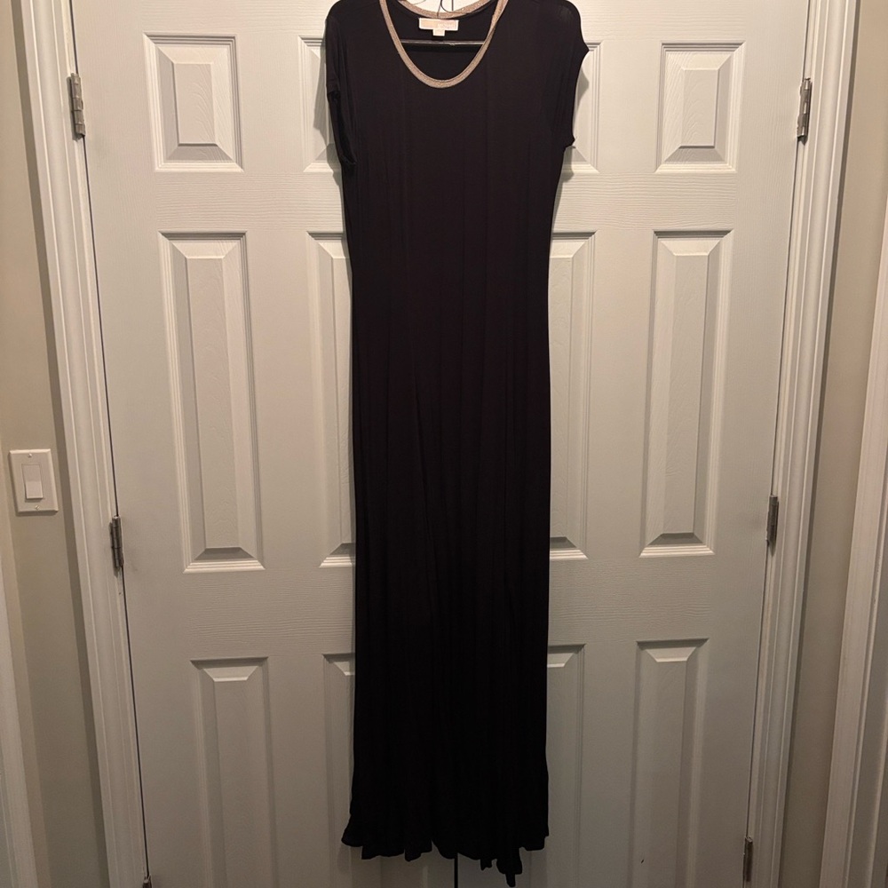 Elegant Michael Kors Black Maxi Dress
